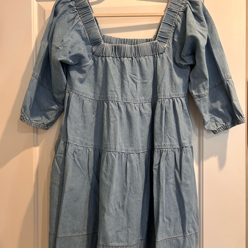Saints & Hearts Blue Denim Dress